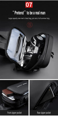 Men's Multifunction Anti-theft Shoulder Bag/Crossbody Travel Bag