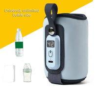 Portable Bottle Warmer with LCD-Display Adjustable Temperature