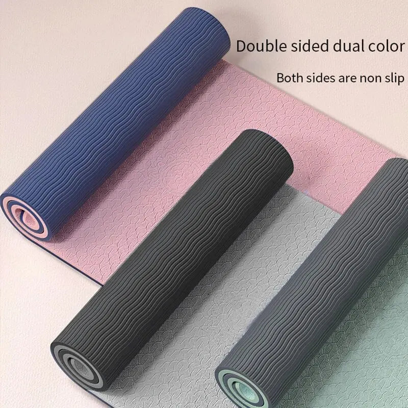 Yoga Mat, Double-Sided Non Slip, Fitness Exercise Mat