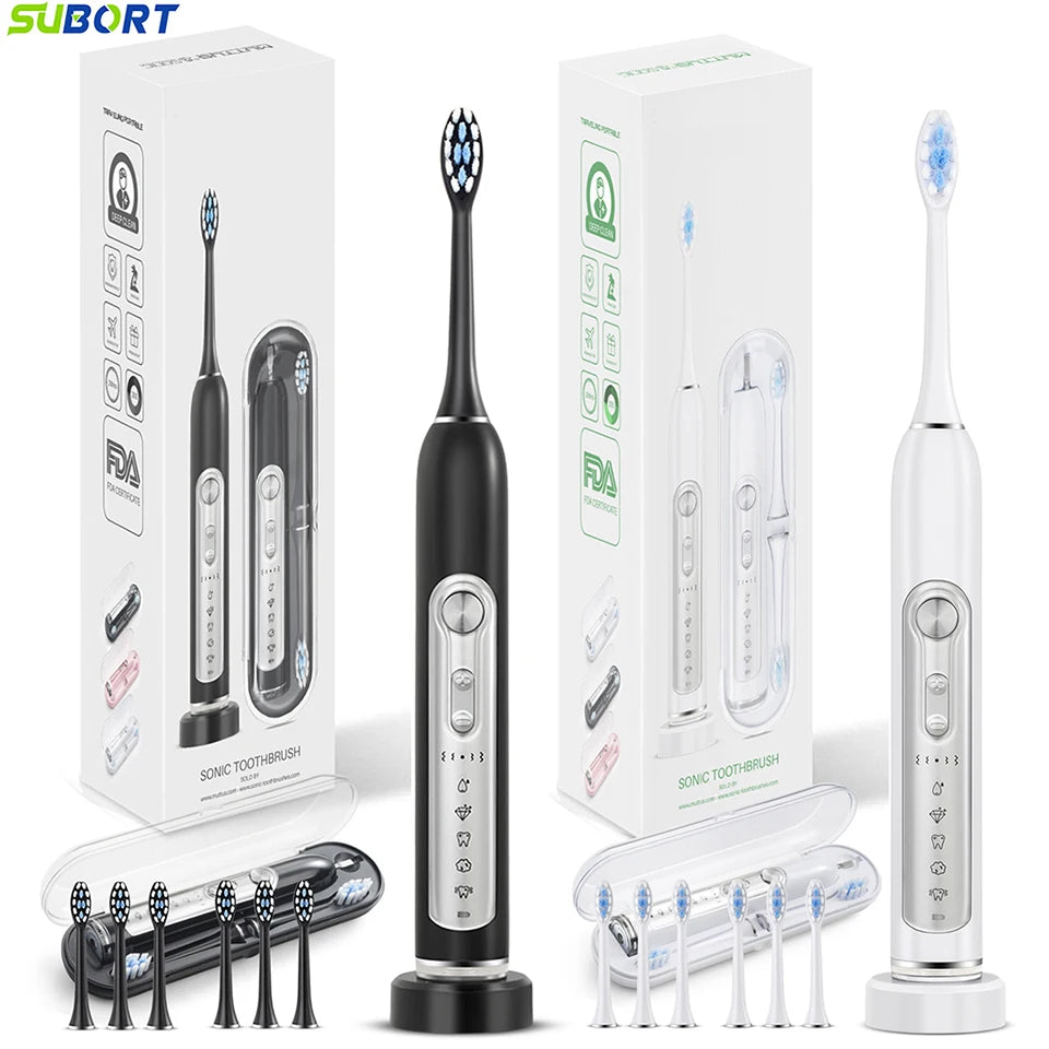 Super Sonic Electric Toothbrushes IPX7 Waterproof