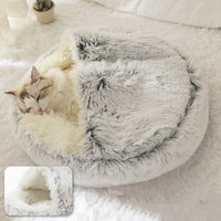 Soft Plush Dog/Cat Pet Bed with Cover