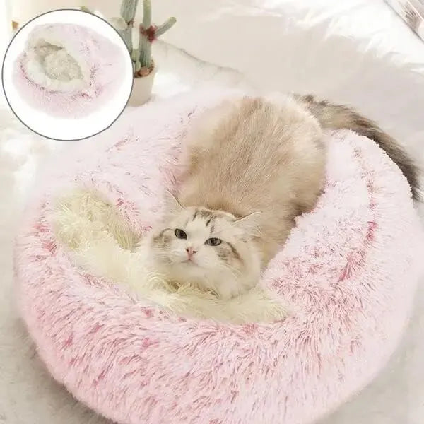 Soft Plush Dog/Cat Pet Bed with Cover