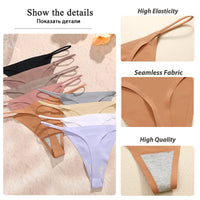 3PCS Seamless Thong Women