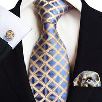 Royal Striped Paisley Silk Ties For Men Luxury