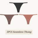 3PCS Seamless Thong Women