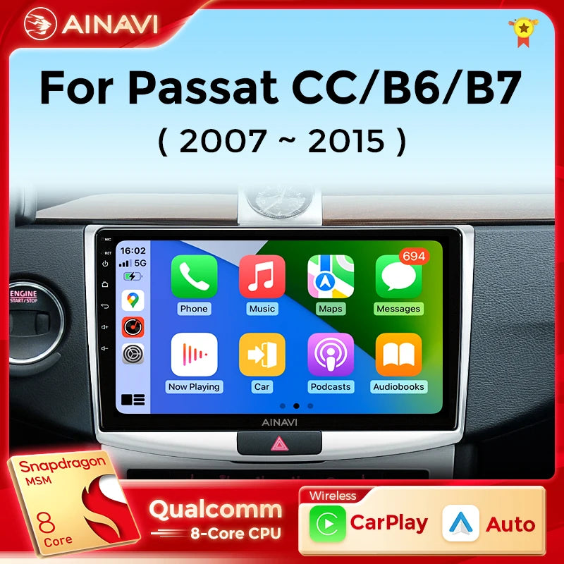 Android Car Radio For Volkswagen VW Passat/B6/B7 CC (2007-2015)