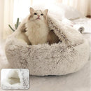 Soft Plush Dog/Cat Pet Bed with Cover