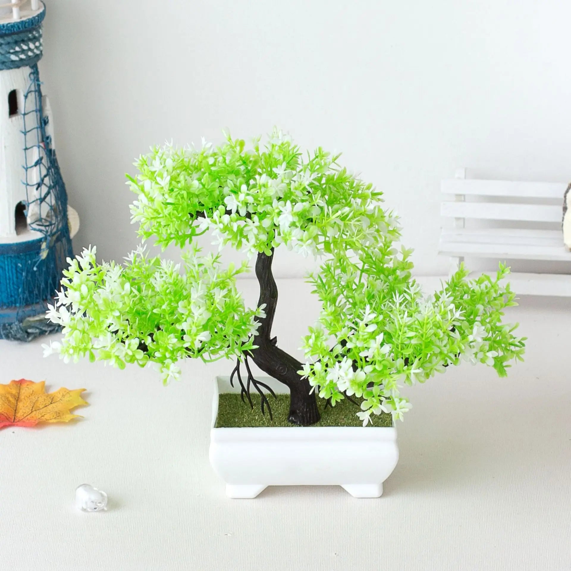 Artificial Plant Bonsai Plastic Small Tree Pot