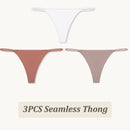 3PCS Seamless Thong Women