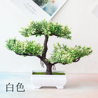 Artificial Plant Bonsai Plastic Small Tree Pot