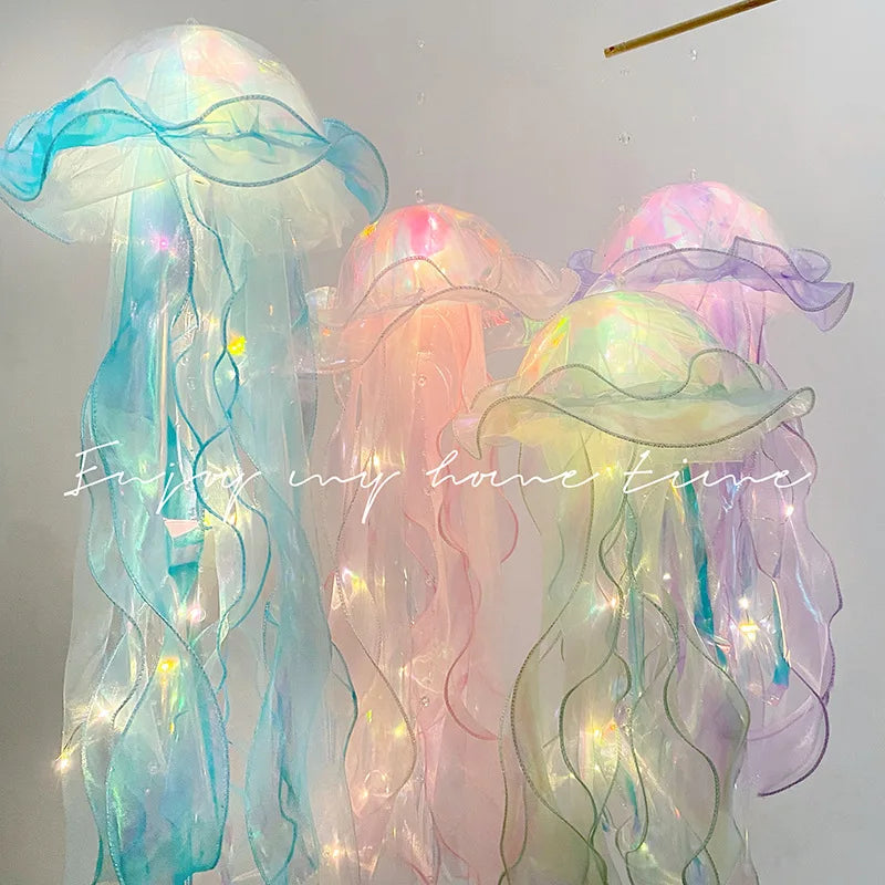 Jellyfish Lamp, Portable Flower Lamp, Atmosphere Decoration