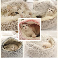 Soft Plush Dog/Cat Pet Bed with Cover