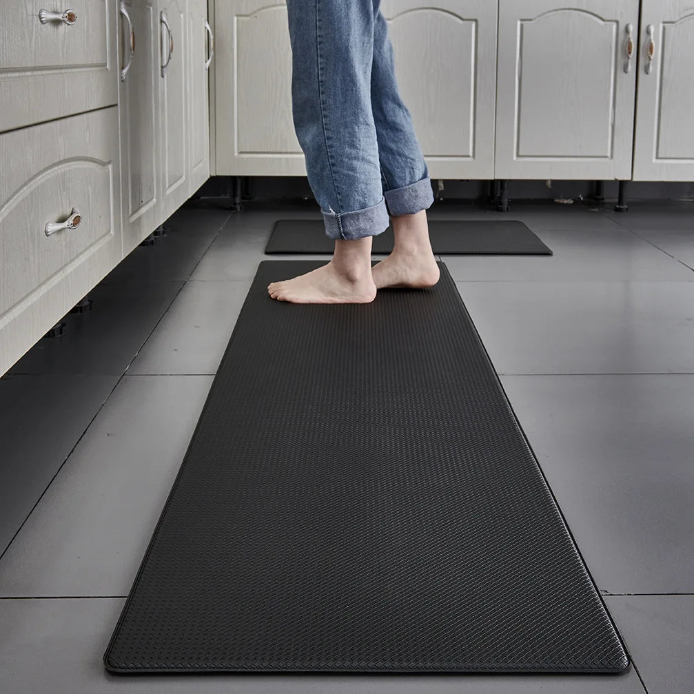 Kitchen Floor Mats Thickened Waterproof Washable