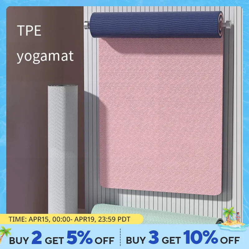 Yoga Mat, Double-Sided Non Slip, Fitness Exercise Mat
