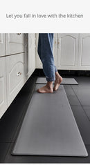 Kitchen Floor Mats Thickened Waterproof Washable