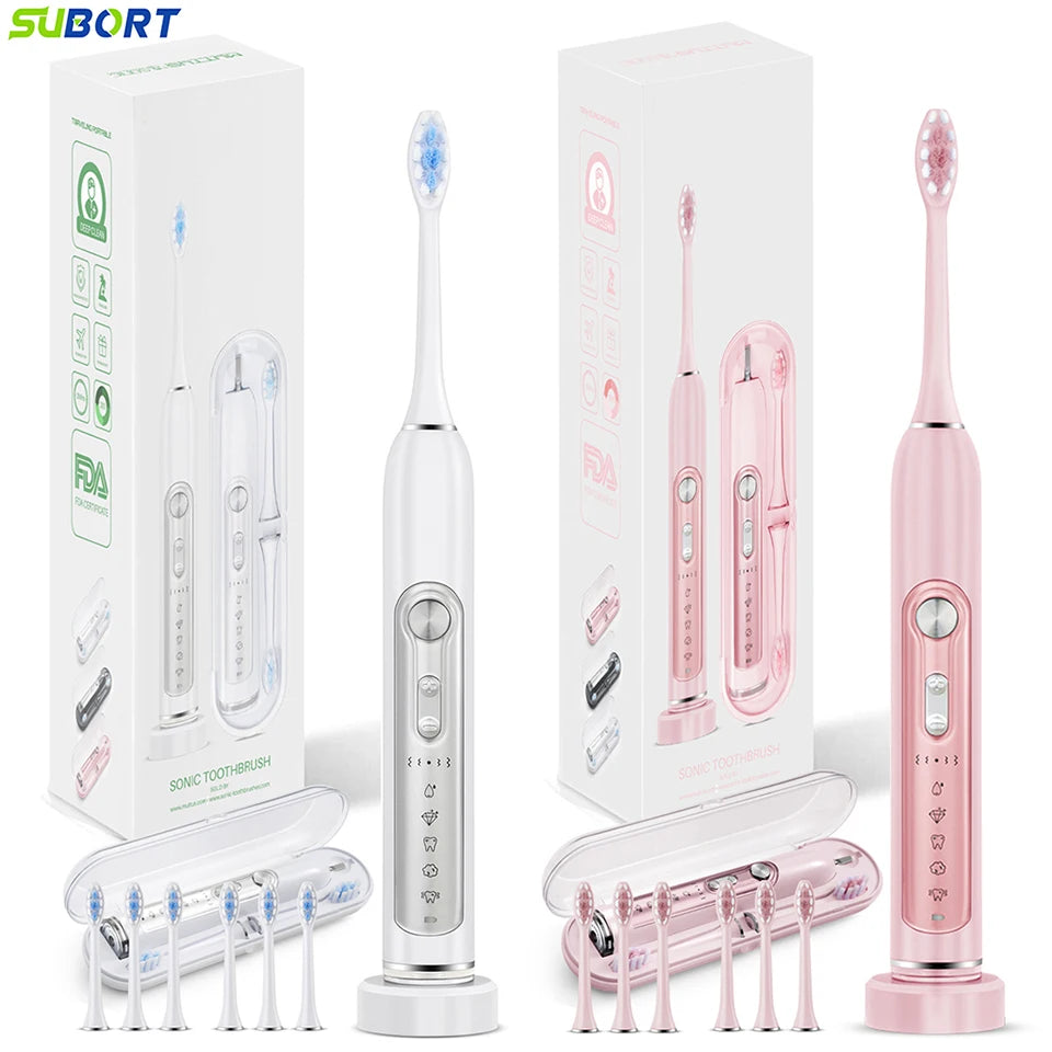 Super Sonic Electric Toothbrushes IPX7 Waterproof