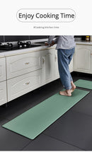 Kitchen Floor Mats Thickened Waterproof Washable