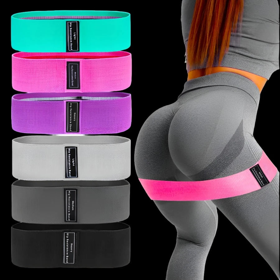 Fabric Resistance Hip Booty Bands