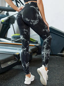 Multi Color Marbling Tie-Dye Yoga Pants