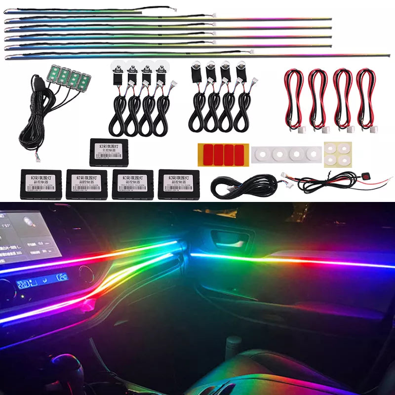 RGB Symphony Car Atmosphere Interior LED Light Kit - Universal