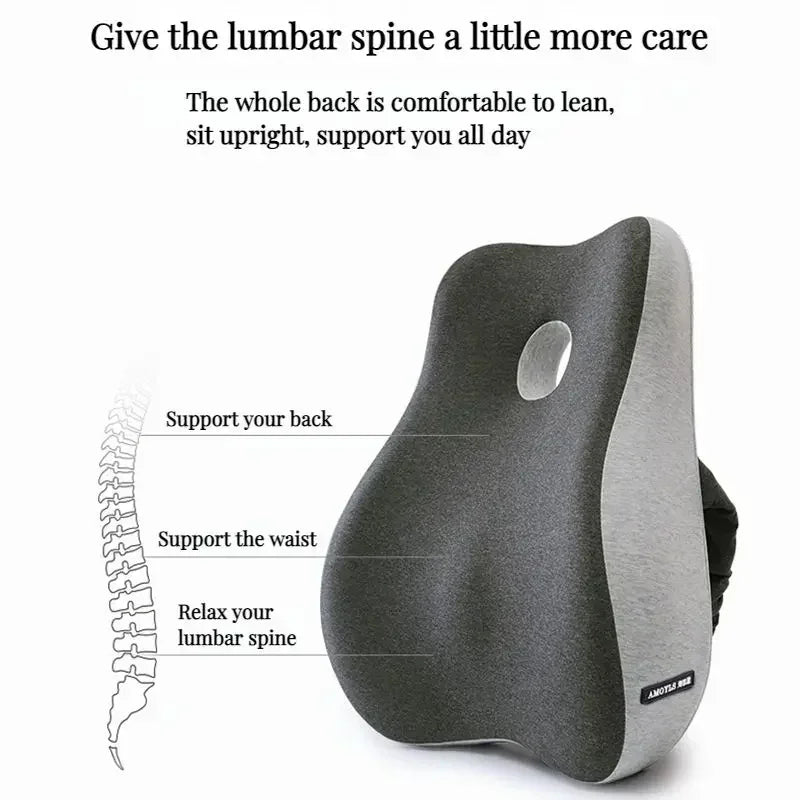 Memory Foam Office Chair Cushion, Car Seat Support