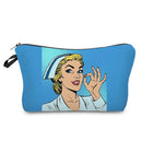 Nurse ECG Women Cosmetic Bag