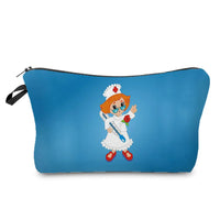 Nurse ECG Women Cosmetic Bag