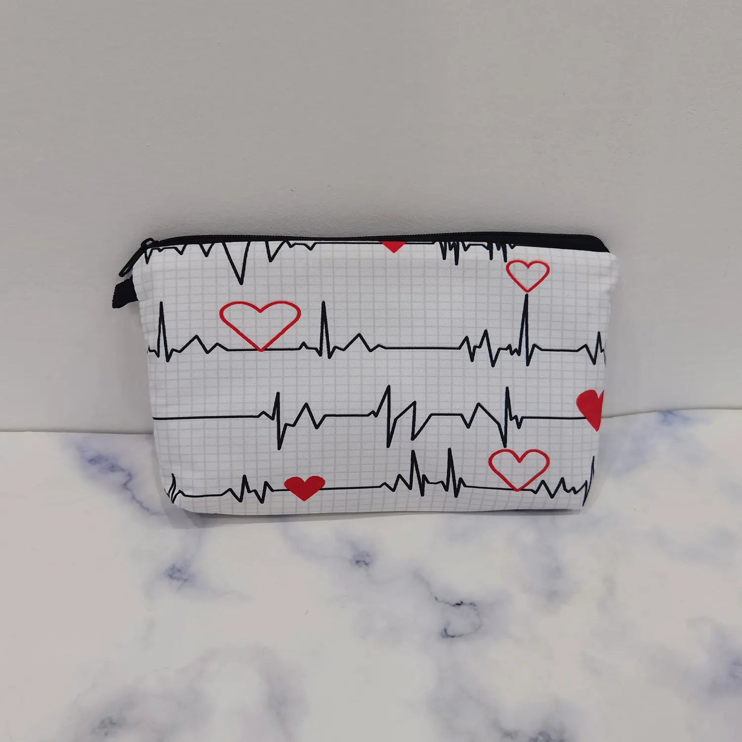 Nurse ECG Women Cosmetic Bag