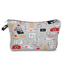 Nurse ECG Women Cosmetic Bag