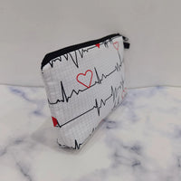 Nurse ECG Women Cosmetic Bag