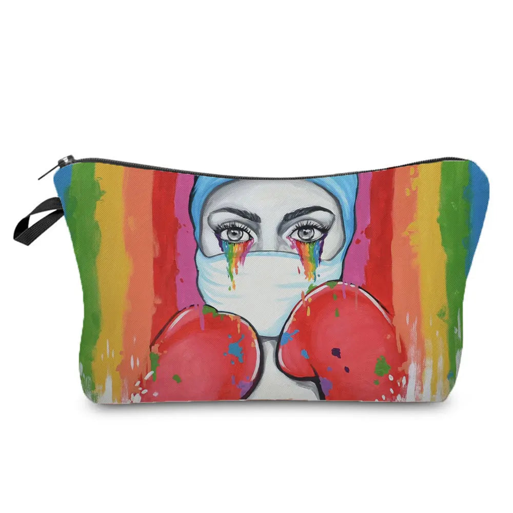 Nurse ECG Women Cosmetic Bag