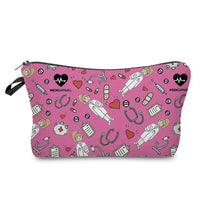 Nurse ECG Women Cosmetic Bag