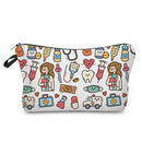 Nurse ECG Women Cosmetic Bag