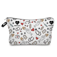 Nurse ECG Women Cosmetic Bag