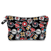 Nurse ECG Women Cosmetic Bag