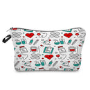 Nurse ECG Women Cosmetic Bag