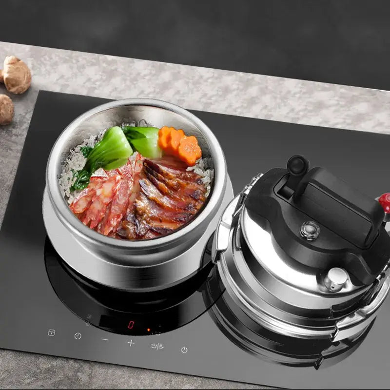 Mini Pressure Cooking Pot - Stainless Steel