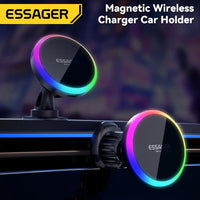 RGB Magsafe - Car Phone Mount 15W - Wireless Charging